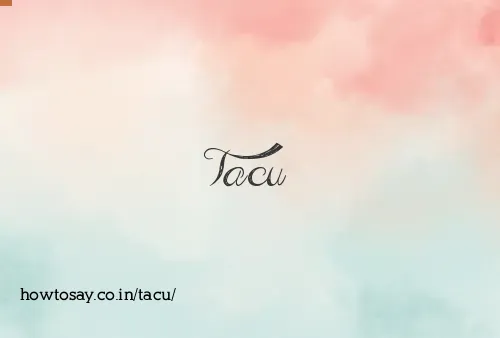Tacu