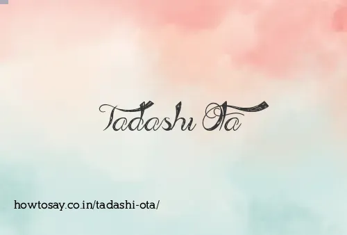 Tadashi Ota