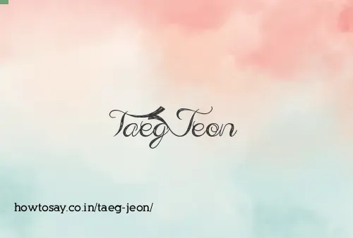 Taeg Jeon