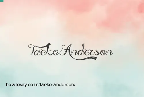 Taeko Anderson