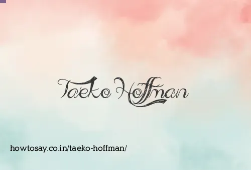Taeko Hoffman