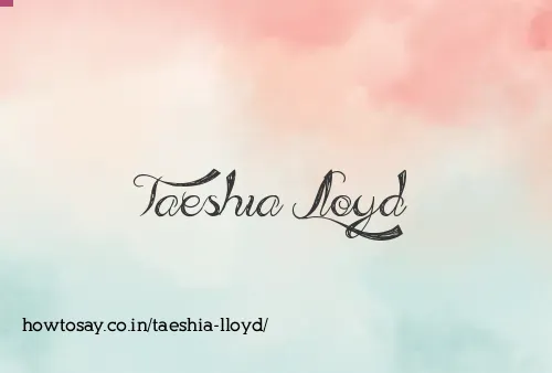 Taeshia Lloyd