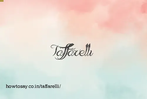 Taffarelli