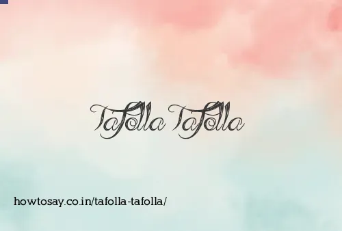 Tafolla Tafolla