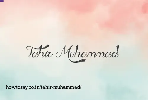 Tahir Muhammad