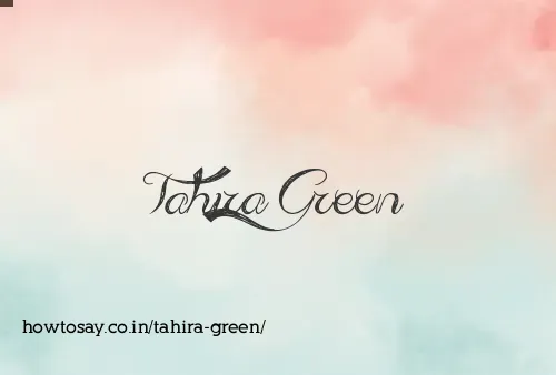 Tahira Green