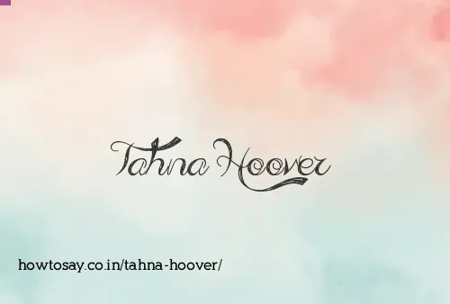 Tahna Hoover