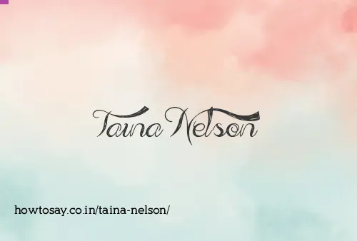 Taina Nelson