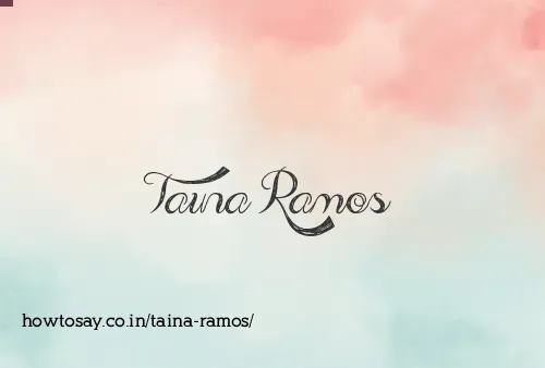 Taina Ramos