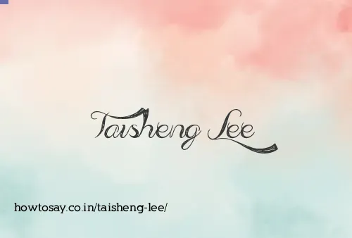 Taisheng Lee