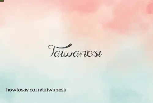Taiwanesi