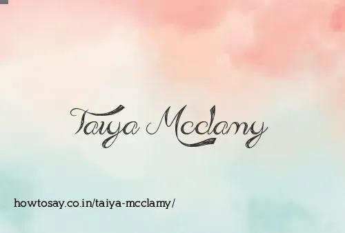 Taiya Mcclamy