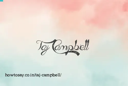 Taj Campbell