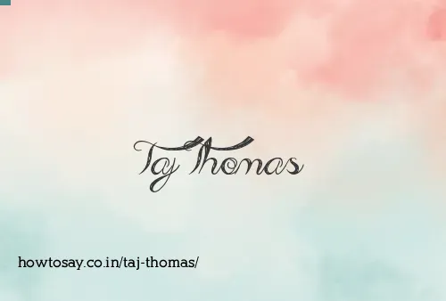 Taj Thomas