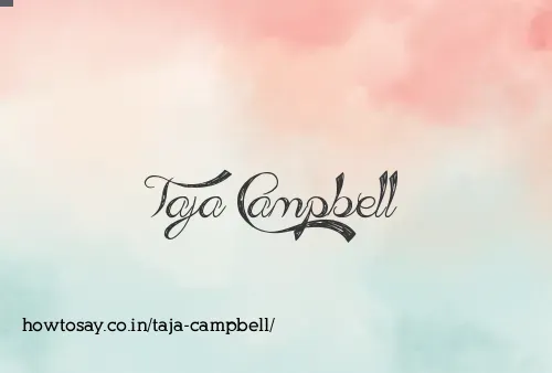 Taja Campbell