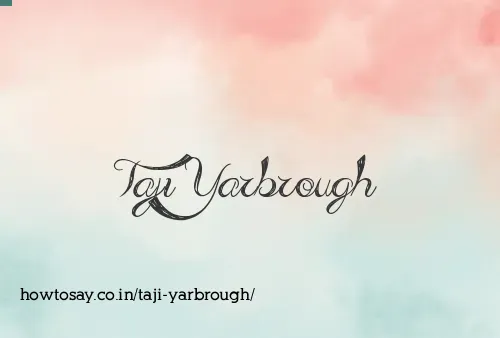 Taji Yarbrough