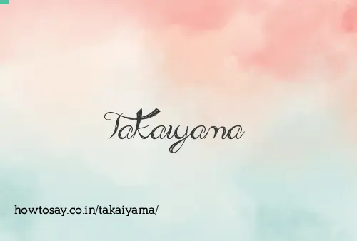 Takaiyama