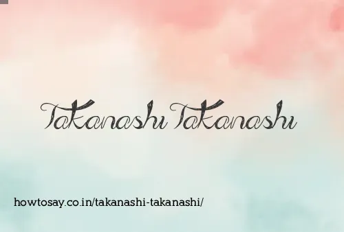 Takanashi Takanashi