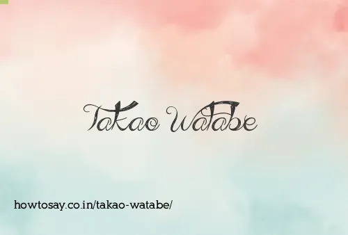 Takao Watabe