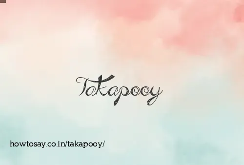 Takapooy