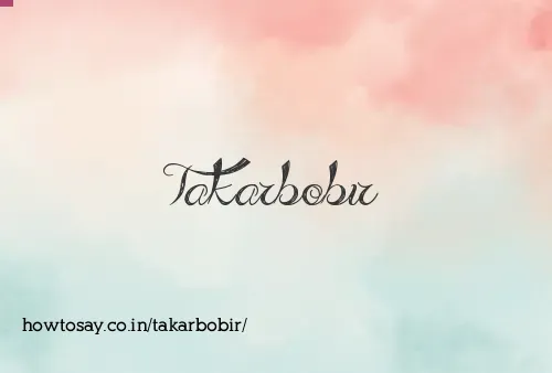 Takarbobir