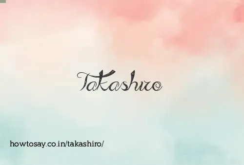Takashiro