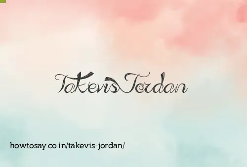 Takevis Jordan