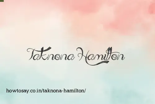 Taknona Hamilton