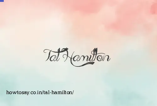 Tal Hamilton