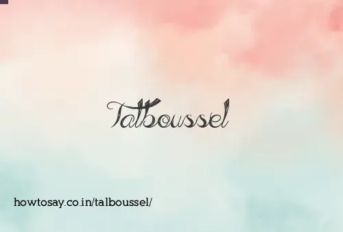 Talboussel