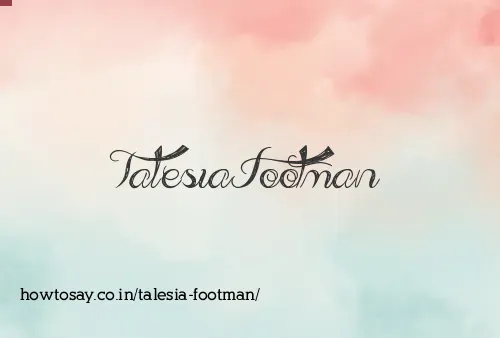 Talesia Footman