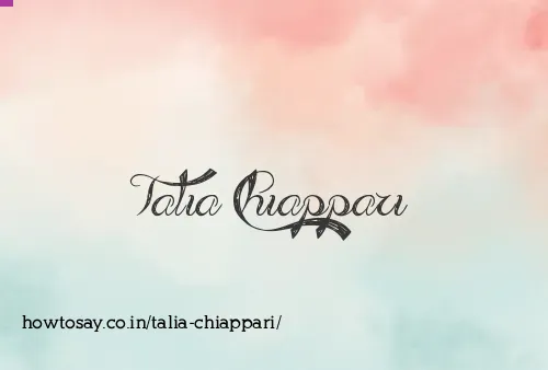 Talia Chiappari