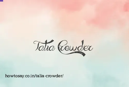 Talia Crowder