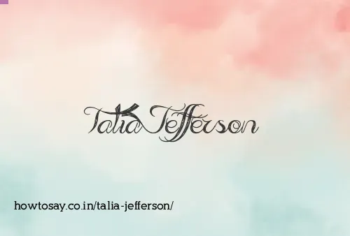 Talia Jefferson