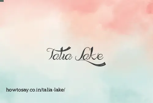 Talia Lake