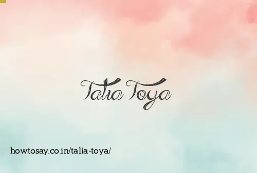Talia Toya
