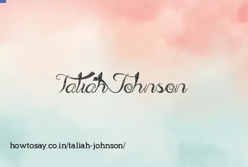 Taliah Johnson