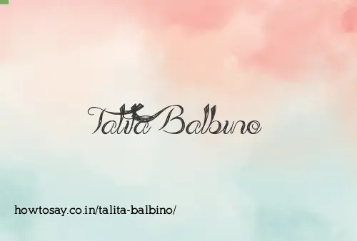 Talita Balbino