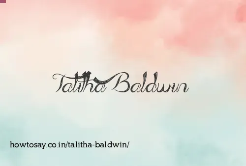Talitha Baldwin