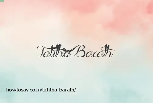 Talitha Barath