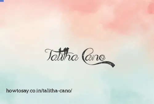 Talitha Cano