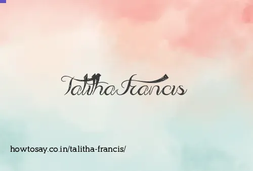 Talitha Francis