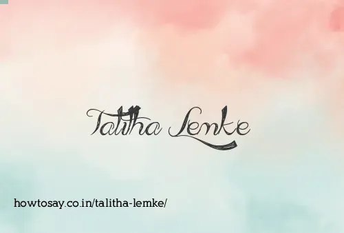 Talitha Lemke