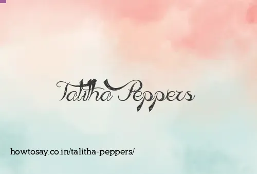 Talitha Peppers