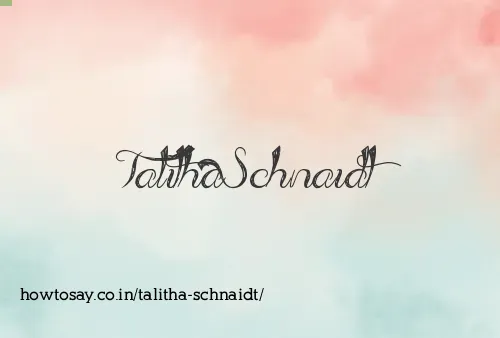 Talitha Schnaidt