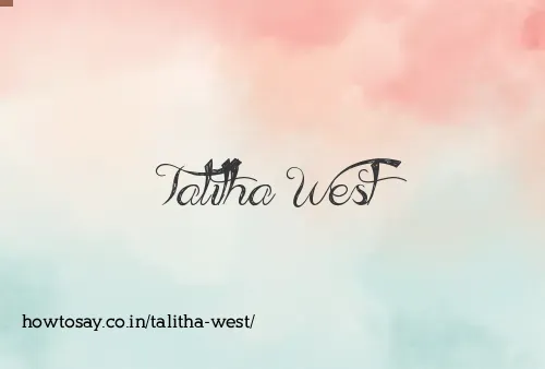 Talitha West