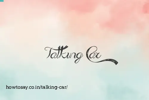 Talking Car