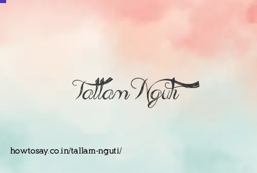 Tallam Nguti