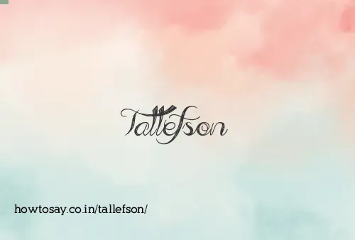 Tallefson