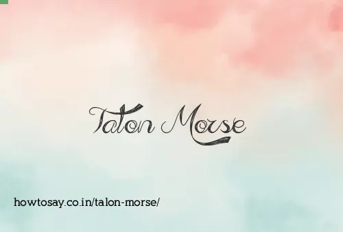 Talon Morse